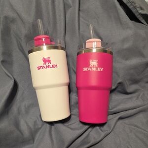 Stanley Pink and White Insulated Tumblers